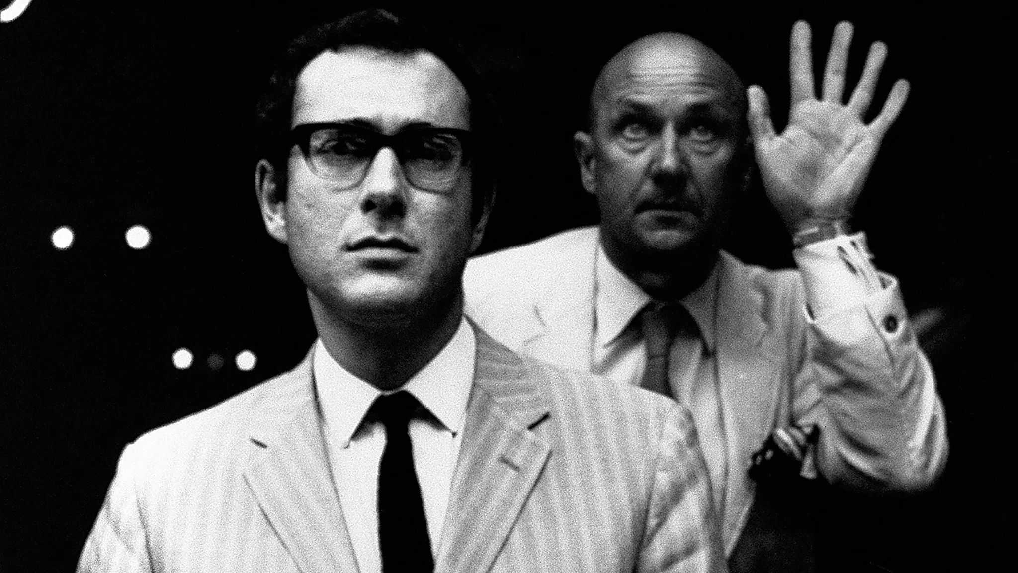 Harold Pinter and Donald Pleasence for <i>Glamour</i>, NYC, 1968